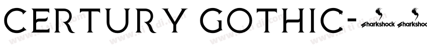 Certury Gothic字体转换